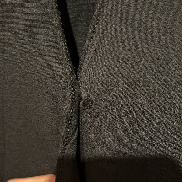Gap Black Maternity Wrap 3/4 Sleeve Jumpsuit Size M NWT - Picture 3 of 15